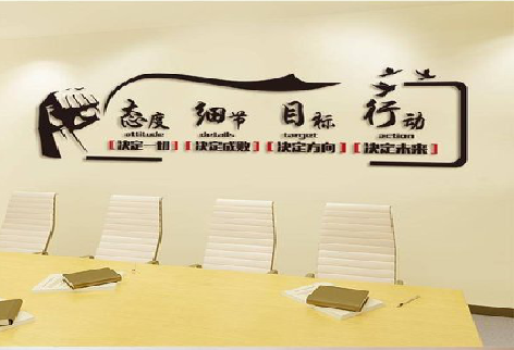 汉源企业文化墙主要展示什么？