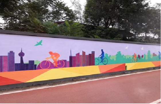 汉源墙体彩绘-围墙