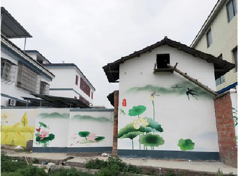 汉源室外墙绘-从选材到保养。