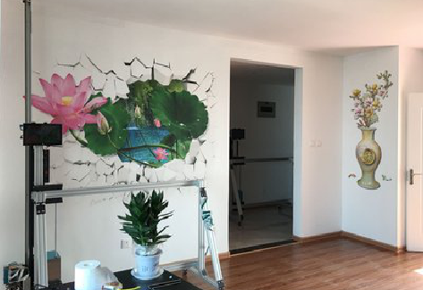 汉源墙体彩绘相比墙纸的优势。