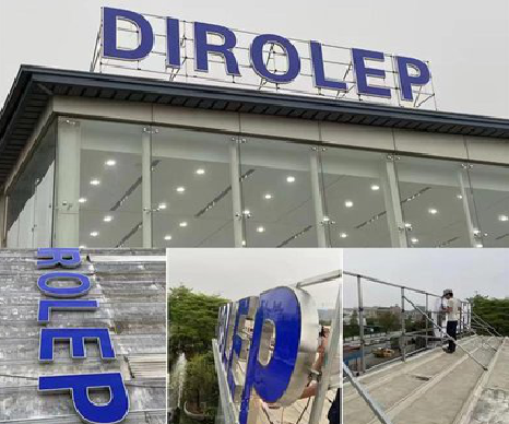 汉源楼顶发光字安装的注意事项。